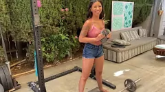 Reproducir Ebony Pornstar Ameena Green's intenso encuentro hardcore