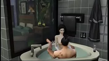 Abspielen Sims 4 Adonis - dampfendes Cunninling und Fotzenfick im Whirlpool